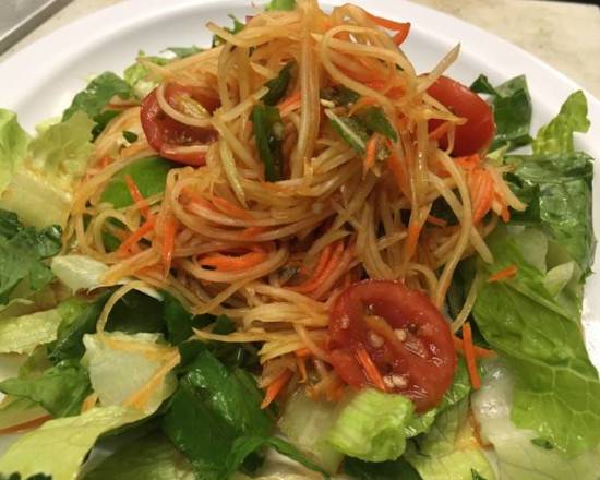 Order Papaya Salad food online from Thai 1 Kitchen store, Costa Mesa on bringmethat.com
