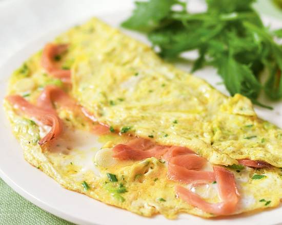 Order L.E.O Omelet food online from Brooklyn Bagel Boys store, New York on bringmethat.com