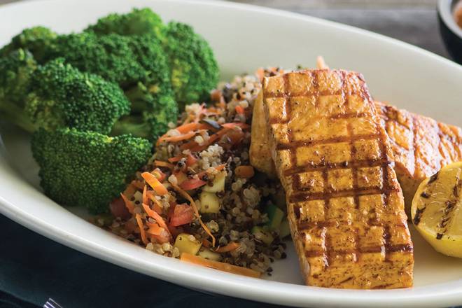Order Power Plate With Wild Caught Salmon food online from Sharky's Woodfired Mexican Grill store, Los Angeles on bringmethat.com