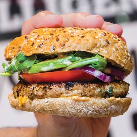 Order OMG! Turkey Burger food online from Carrot Express store, Weston on bringmethat.com