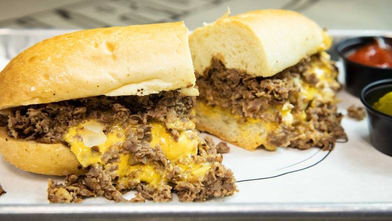 Order Cheesesteak food online from Go Burger store, Ridge on bringmethat.com