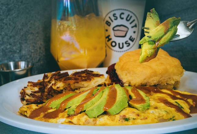 Order Rise and Shine Omelet food online from Biscuit House store, Lakewood on bringmethat.com