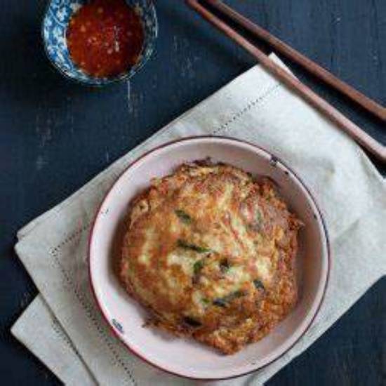 Order 55. Beef Egg Foo Young food online from Excel Chinese Restaurant store, South Chesterfield on bringmethat.com