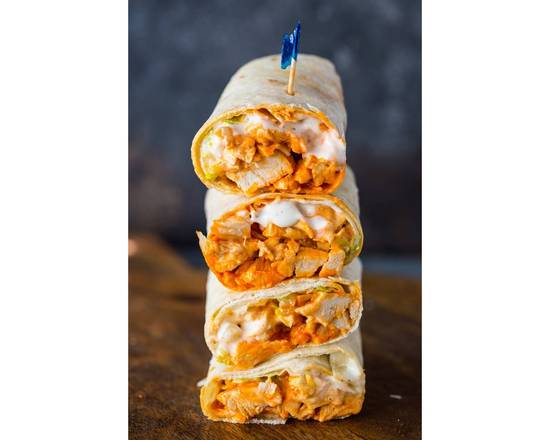 Order Spicy chicken wrap  food online from Yumze Food store, Far Rockaway on bringmethat.com