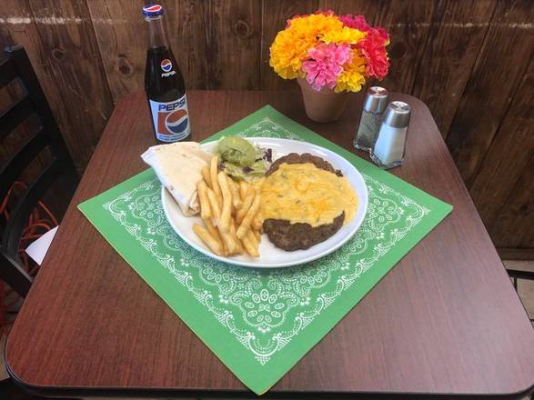 Order Sombrero Steak food online from El Sombrero Express store, Las Cruces on bringmethat.com
