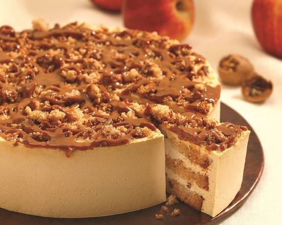 Order Caramel Apple Walnut Cake Slice (Organic) food online from Lb Cake Stop store, Baldwin Park on bringmethat.com