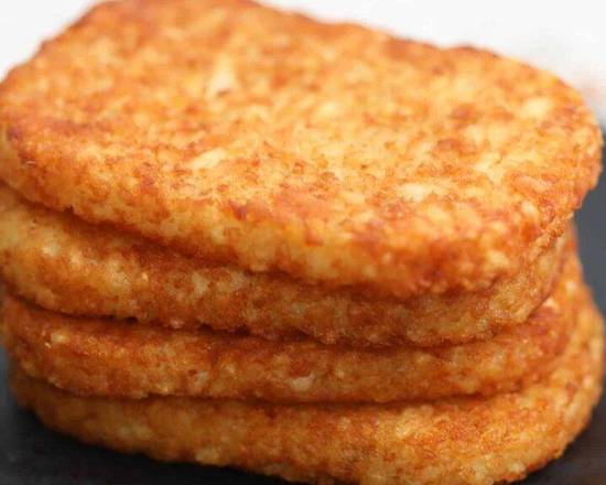 Order Hash Browns (2 pcs) food online from Breakfast To Door store, Mamaroneck on bringmethat.com