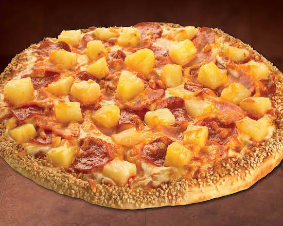 Order Large Howie Maui Specialty Pizza food online from Hungry Howie's Pizza store, Casselberry on bringmethat.com
