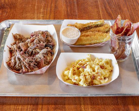 Order Meat & 3 food online from Mosley Barbecue And Provisions store, North Liberty on bringmethat.com