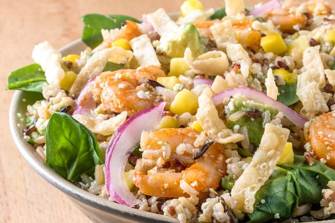 Order BAJA SHRIMP BOWL  food online from Mad Greens store, Lakewood on bringmethat.com