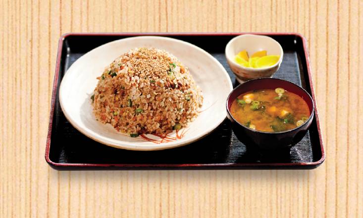 Order 106. Japanese Style B.B.Q. Pork Fried Rice food online from Ajisen Ramen store, Temple City on bringmethat.com
