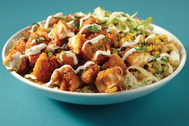 Order Nashville Hot Chicken Bowl food online from Savage Burrito store, Brookfield on bringmethat.com