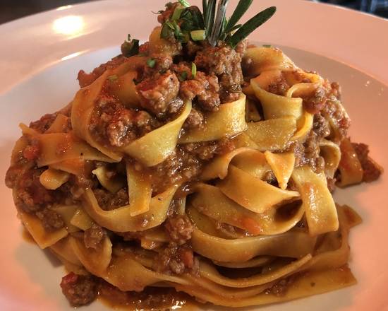 Order Fettucine Bolognese food online from Caffe Di Mauro store, Miami Beach on bringmethat.com