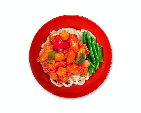 Order Pineapple Sweet + Sour Noodle Bowl food online from Bento Asian Kitchen + Sushi - Southside store, Jacksonville on bringmethat.com