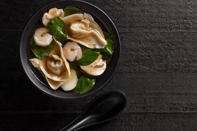 Order Wonton Soup Cup food online from P.F. Chang's store, Baton Rouge on bringmethat.com