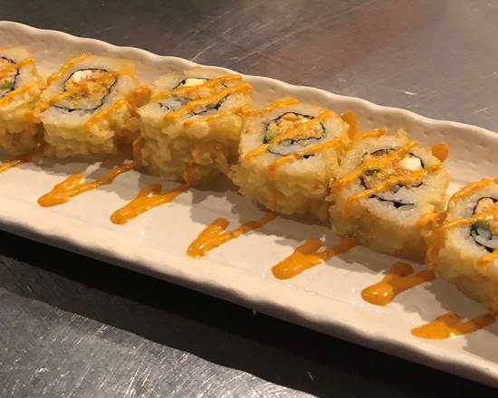 Order Crunchy Salmon Roll 8pcs food online from #35 store, Seattle on bringmethat.com