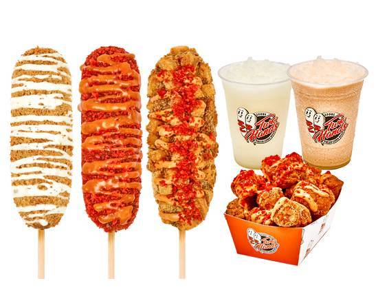 Order Combo Set food online from Two Hands Corn Dogs store, San Marcos on bringmethat.com