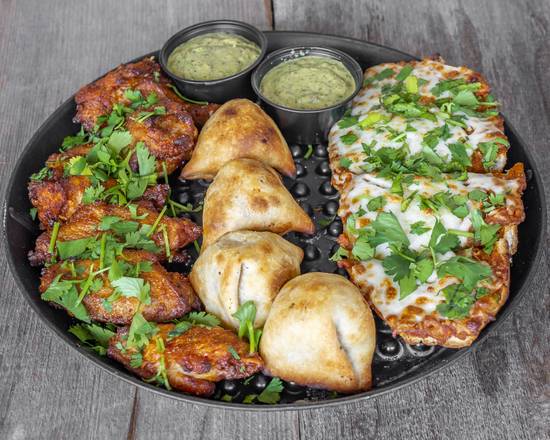 Order Indian Sampler food online from Parktown Pizza Company  store, Milpitas on bringmethat.com