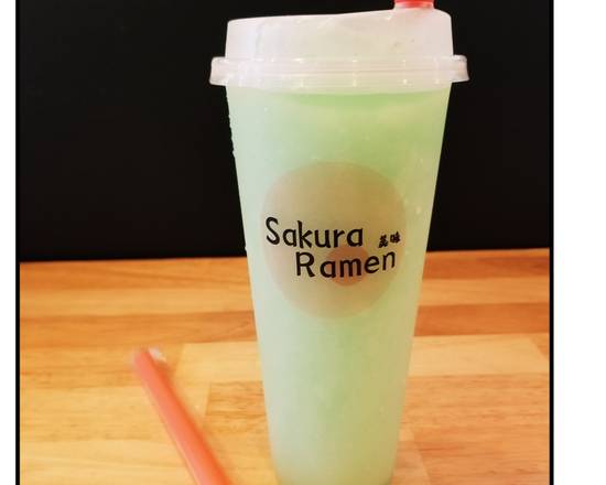 Order Honeydew Shake 哈密瓜沙冰奶昔 food online from Sakura Ramen store, Southwest Ranches on bringmethat.com