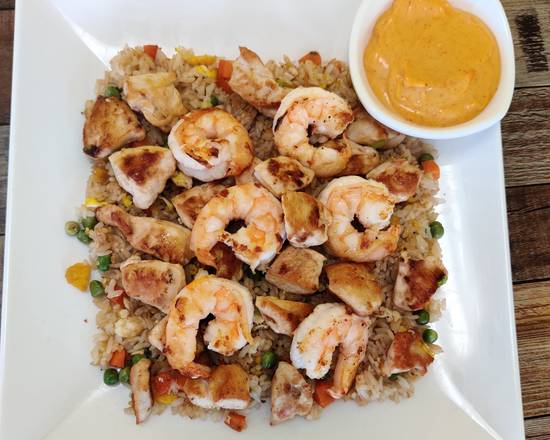 Order Chicken and Shrimp Fried Rice food online from Sakura Grill store, El Monte on bringmethat.com