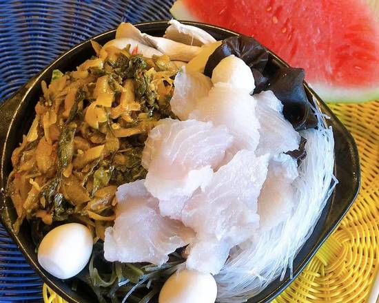 Order Sour Cabbage Fish Pot(酸菜鱼锅） food online from Green China Grill store, San Diego on bringmethat.com