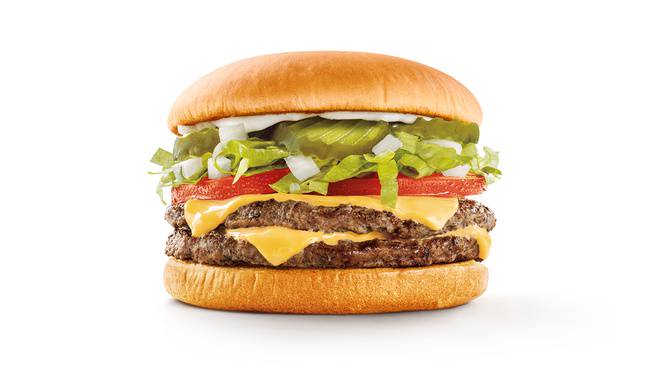 Order SuperSONIC® Double Cheeseburger food online from Sonic store, Kernersville on bringmethat.com