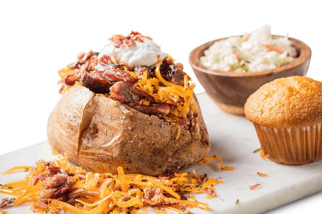 Order BBQ Stuffed Baked Potato food online from Famous Daves store, Ft. Myers on bringmethat.com