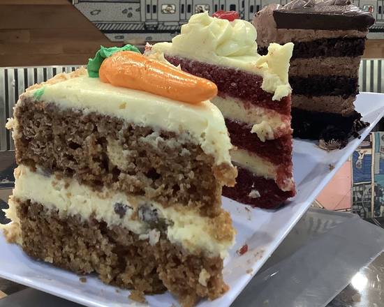 Order Slice of cake food online from Liberty Bagels store, Queens on bringmethat.com