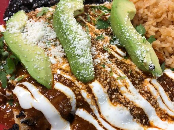 Order Enchiladas food online from El Camion store, Seattle on bringmethat.com