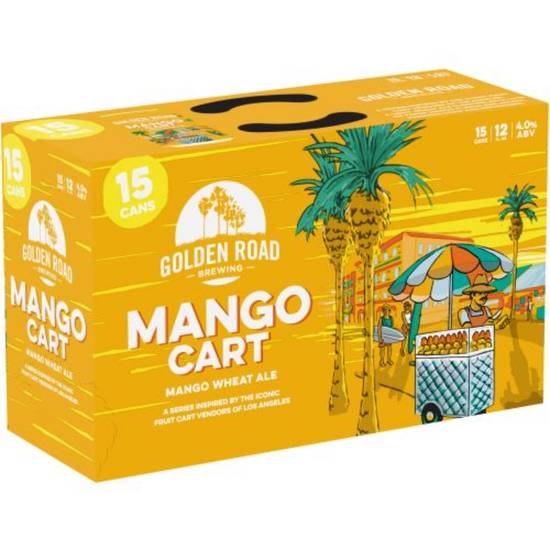 Order GOLDEN ROAD MANGO CART 15PK-12OZ CANS food online from Rocky Liquor store, Claremont on bringmethat.com