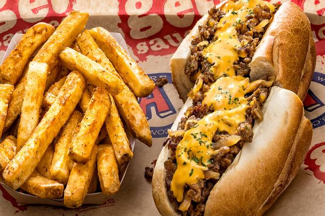Order Philly Cheesesteak food online from Arooga's Route 11 store, Mechanicsburg on bringmethat.com