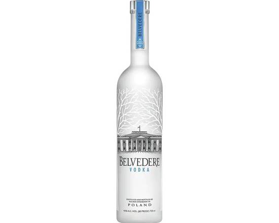 Order Belvedere, 750mL vodka (40.0% ABV) food online from Xtra Liquors & Wines store, WEST MIAMI on bringmethat.com