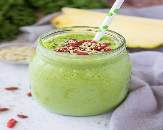 Order Pineapple Banana Kale Smoothie food online from M&I Food Store Llc store, Miramar on bringmethat.com