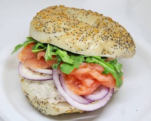 Order Double Fin food online from Liberty Bagels store, Queens on bringmethat.com