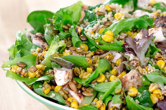 Order PANCHO VILLA SALAD food online from Mad Greens store, Lakewood on bringmethat.com