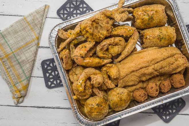 Order Grand Daddy Platter food online from Omg Seafood To Go store, Houston on bringmethat.com