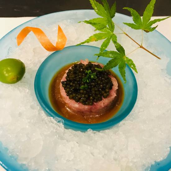 Order Toro Tartare with Caviar food online from Matsuhisa store, Beverly Hills on bringmethat.com