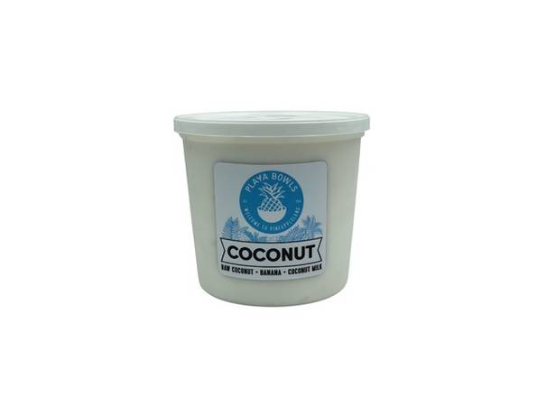 Order 1/2 Gallon Tub - Coconut food online from Playa Bowls store, Fort Myers on bringmethat.com