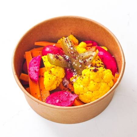 Order ABBA'S PICKLES - MARKET STYLE food online from Abbale Telavivian Kitchen store, Miami Beach on bringmethat.com