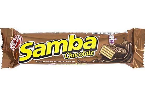 Order Samba Chocolate Wafer food online from Dale Arepa Bar & Healthy Bistro store, Miami on bringmethat.com