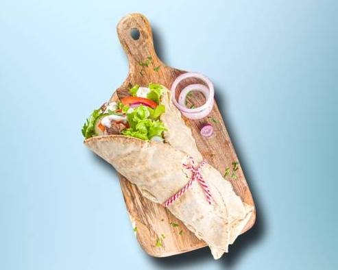 Order Falafel Fritter Wrap  food online from Falafel Fix store, Secaucus on bringmethat.com
