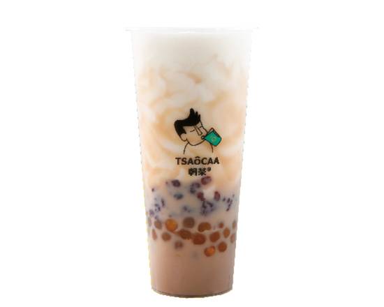 Order Mashed Taro Bubble Tea food online from Tsaocaa store, Philadelphia on bringmethat.com
