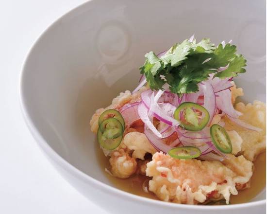 Order King Crab Tempura With Amazu Ponzu food online from Nobu Miami store, Miami Beach on bringmethat.com