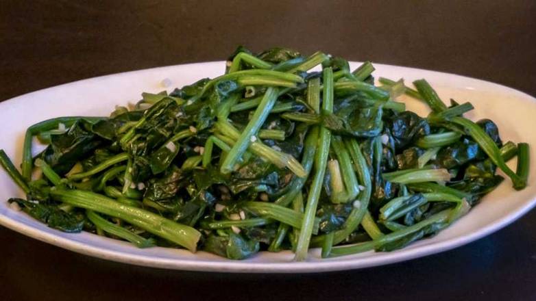 Order Spinach with Garlic food online from Crouching Tiger Restaurant store, Redwood City on bringmethat.com