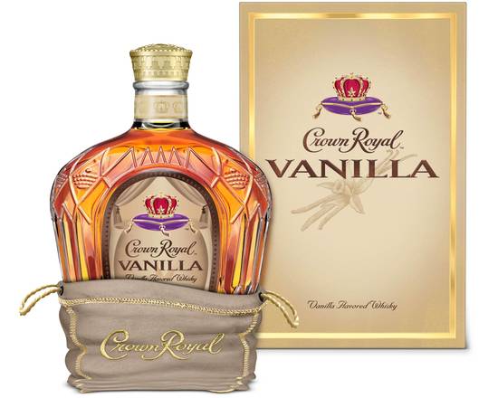 Order Crown Royal Vanilla, 750mL whiskey (35.0% ABV) food online from Golden Ox Liquors store, Saint Augustine on bringmethat.com