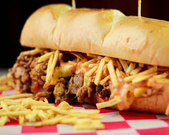 Order Tripleta Sandwich food online from Chimiking Restaurant store, Orlando on bringmethat.com