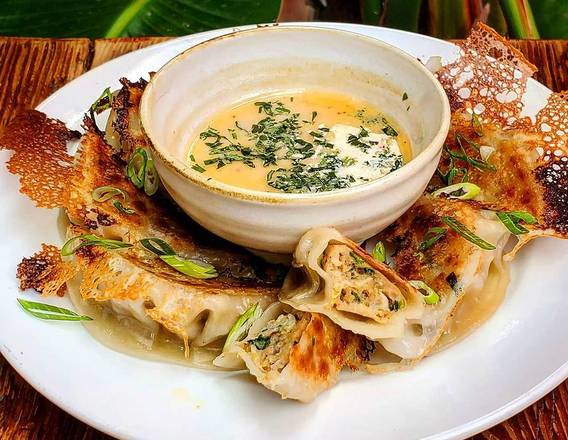 Order Thai Chicken and Shrimp Dumplings food online from Pinwheel Garden store, Jersey City on bringmethat.com