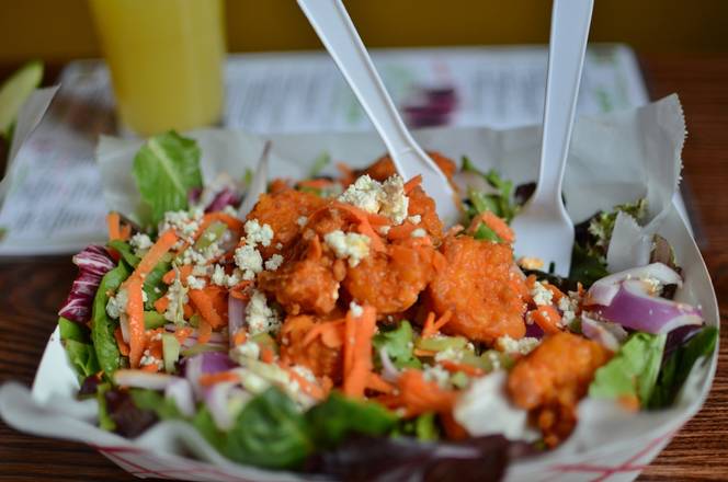 Order Buffalo Shrimp Salad food online from Pinky's Westside Grill store, Charlotte on bringmethat.com