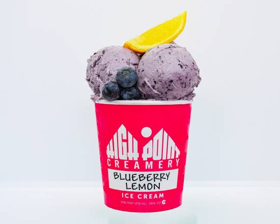 Order Blueberry Lemon (Pint) food online from High Point Creamery store, Denver on bringmethat.com