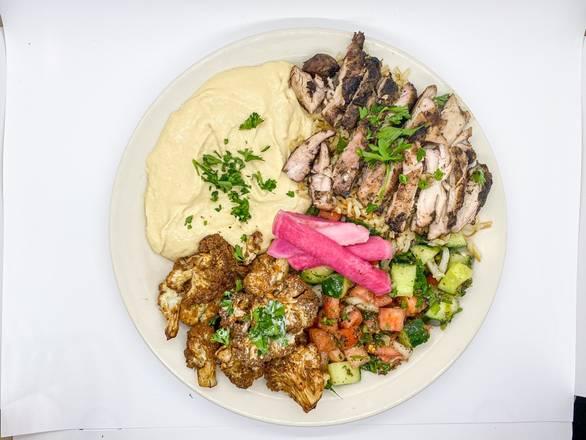 Order Genie's Combo Plate food online from Aladdin's Eatery store, Pittsburgh on bringmethat.com